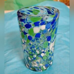 Mexican hand-blown Glass Tumbler